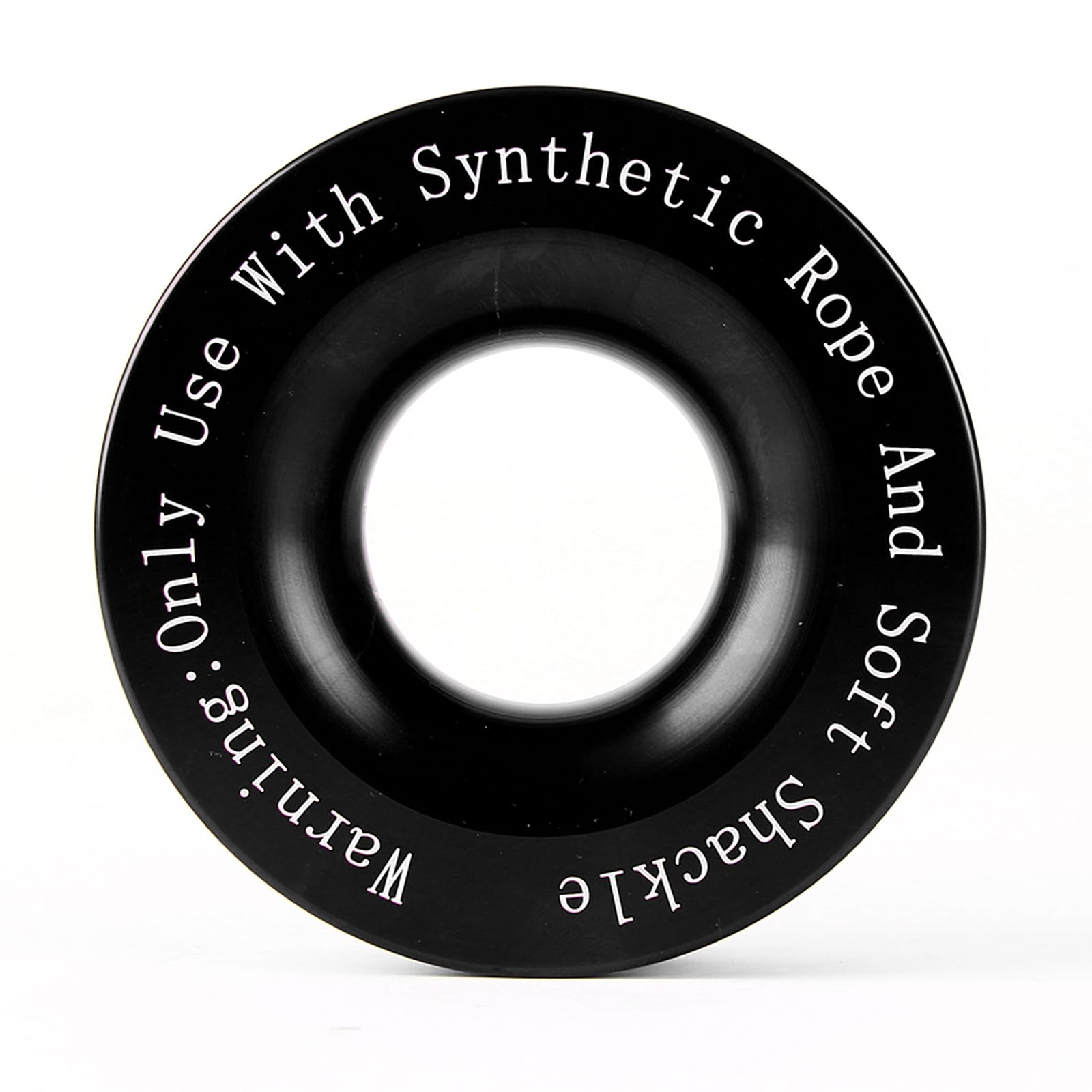 Synthetic Soft Shackle & Winch Recovery Ring Kit, 1/2'' x 22'' Recovery Soft Shackle(56,000Lbs Breaking Strength), Snatch Recovery Ring for ATV UTV Off-Road Vehicles (Shackles+ Red Ring)